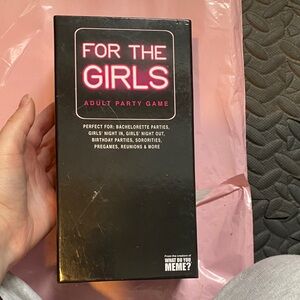 For The Girls Adult Party Game - Black